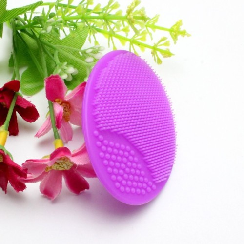 silicone puff blackhead removing pore cleaning brush exfoliating massage puff silicone face wash makeup brush