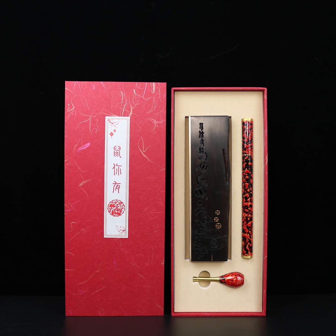 芸亭工艺鼠你有福花道线香香管装饰送礼礼品茶道旅行檀香沉香艾草