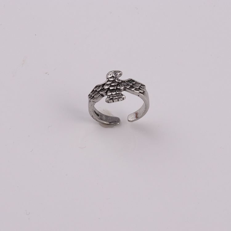 合金饰品 老鹰头铸造戒指 指环  食指男士 个性尾指孟宇饰品