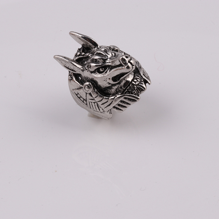 个性饰品批发 霸气男士立体雕刻戒指孟宇饰品