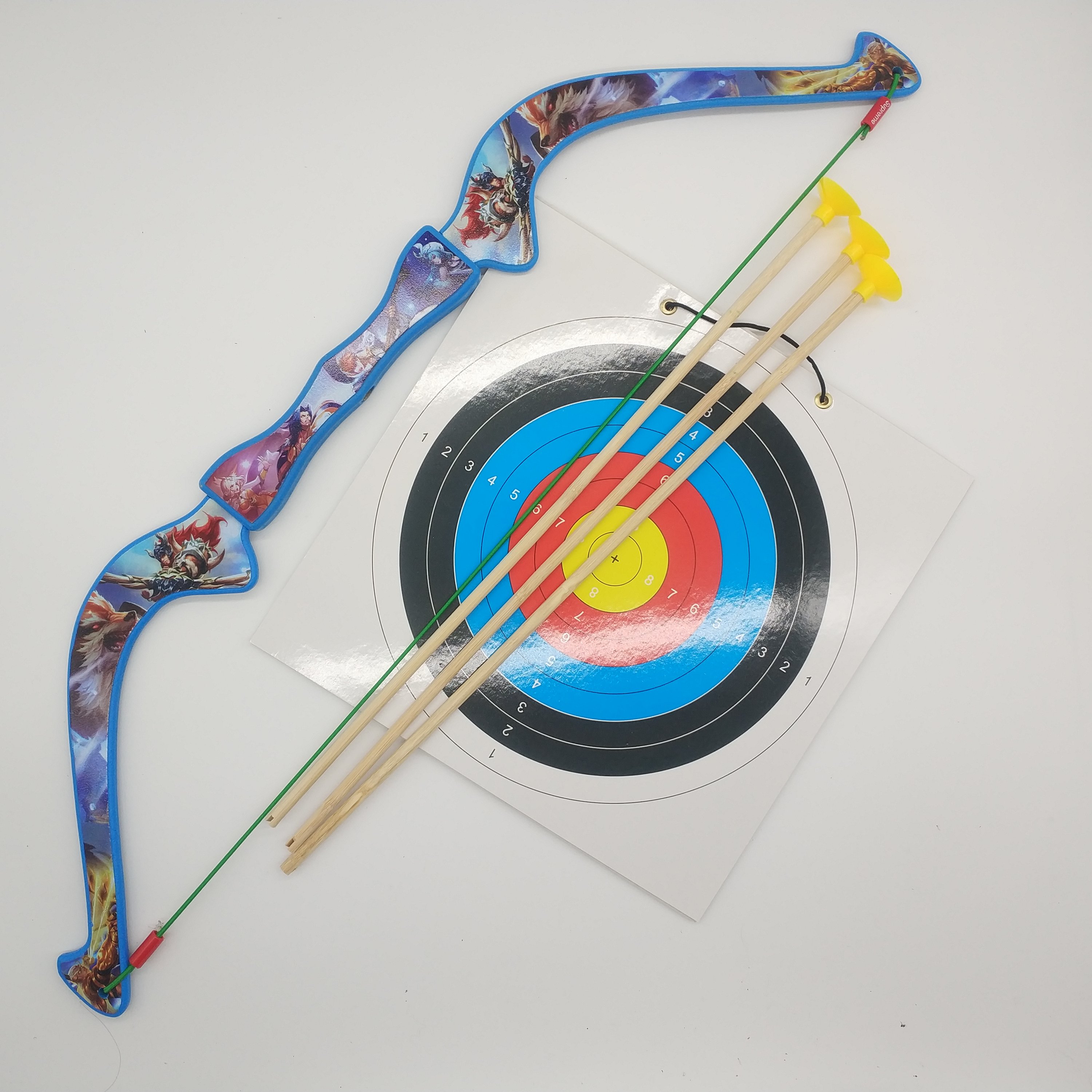 儿童玩具弓箭 儿童户外射击玩具 彩色攻击吸盘 射击射箭玩具