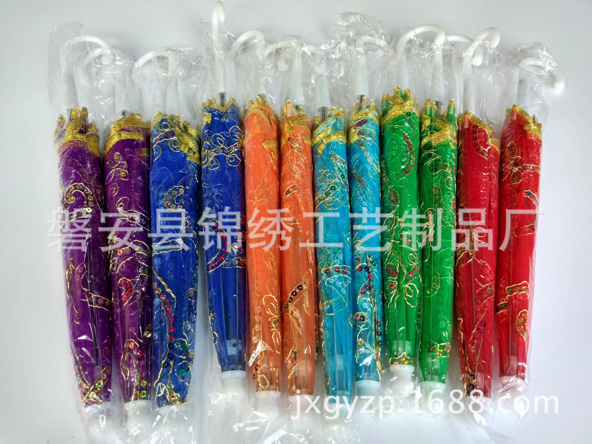 厂家直销 儿童蕾丝伞 大号蕾丝花边玩具伞 绣花舞台道具伞