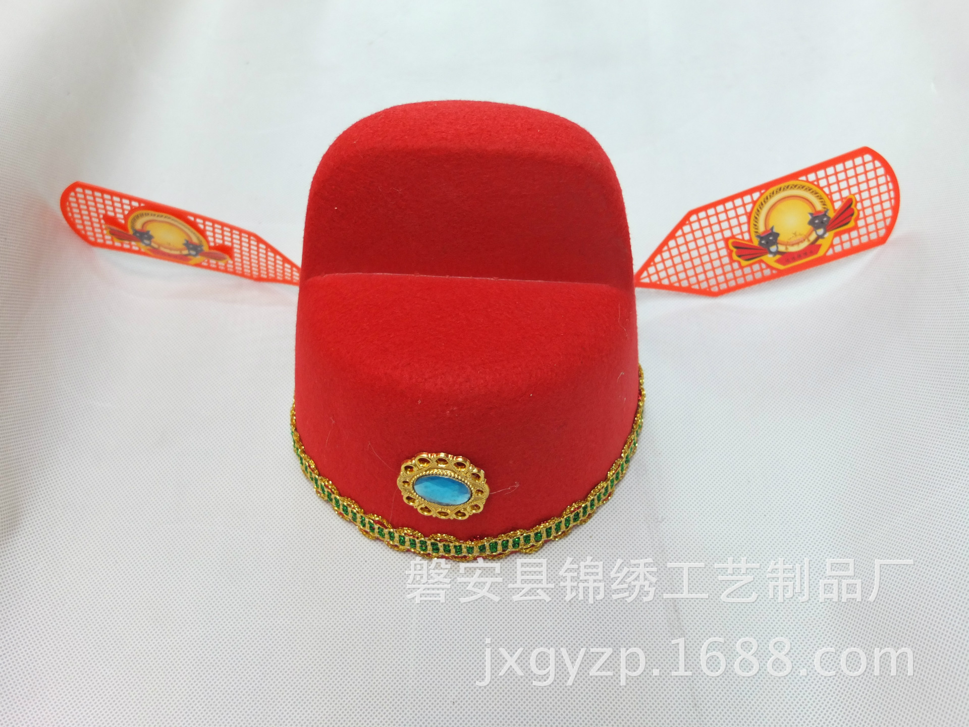 厂家直销 状元帽/儿童官帽/乌纱帽/县官帽 卡通帽