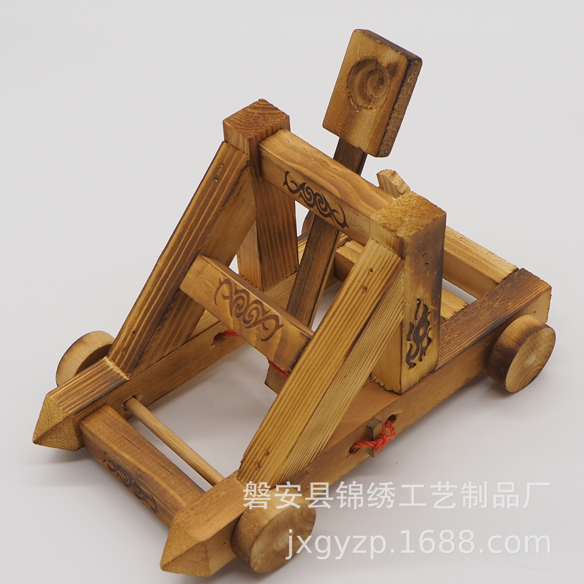 厂家直销 投石车模型 木制投石车 古代投石机 木制军事玩具模型