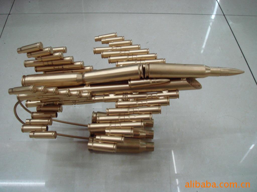 供应 弹壳模型 弹壳工艺品 弹壳飞机 弹壳摆件