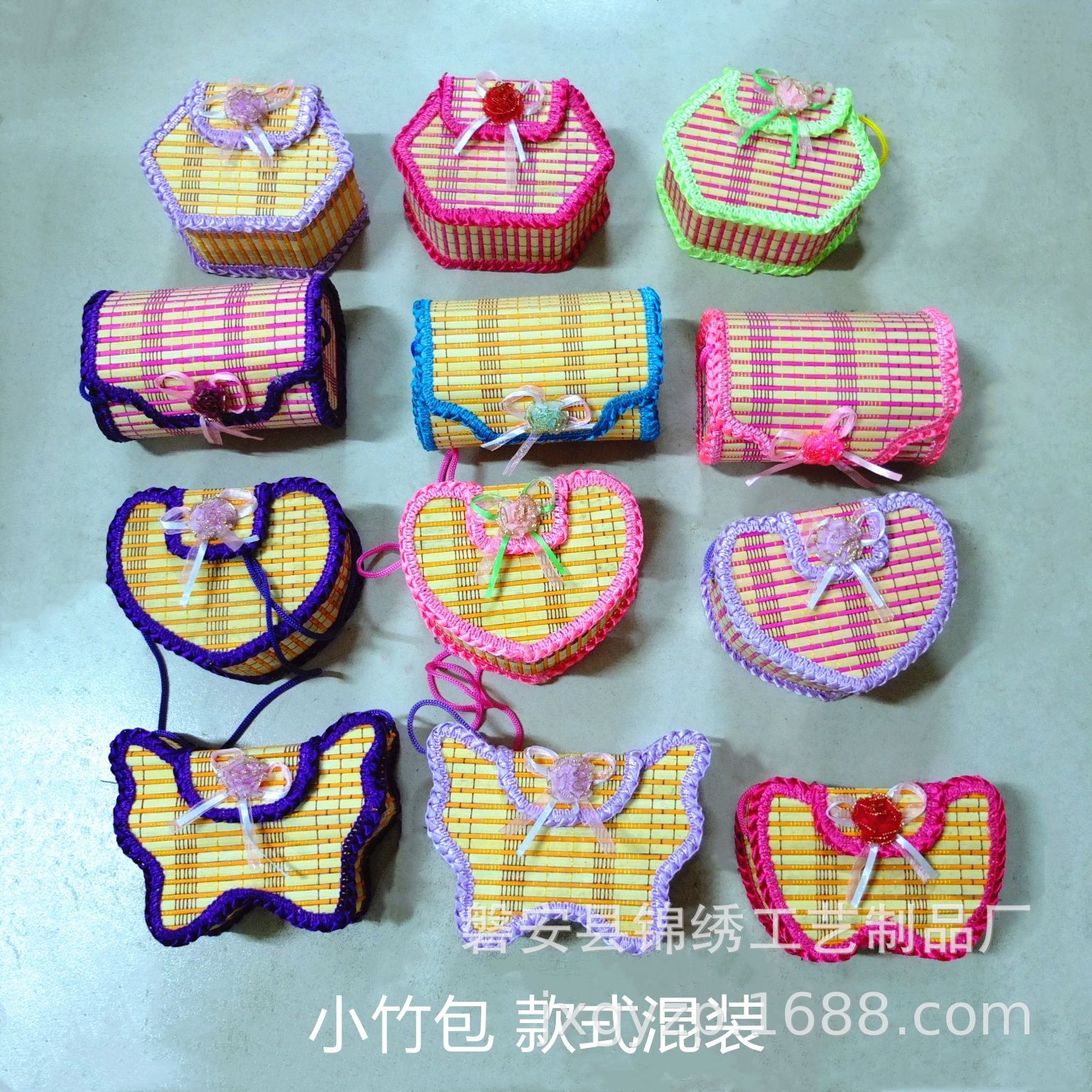 厂家直销竹编包 小竹包  景区热卖 儿童包 竹编工艺包