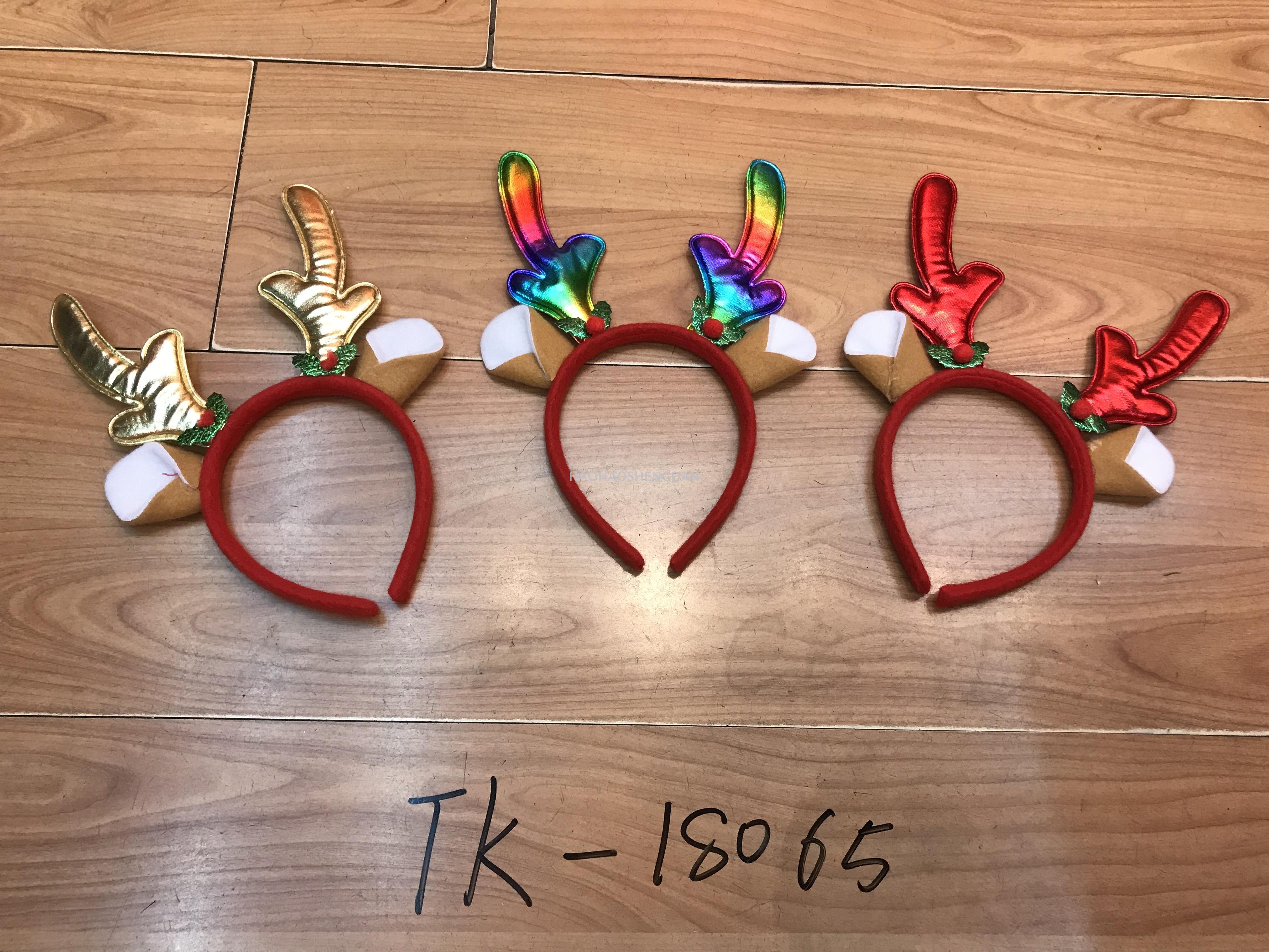 圣诞节装饰品 圣诞头扣 派对道具儿童礼物圣诞用品头箍厂家直销