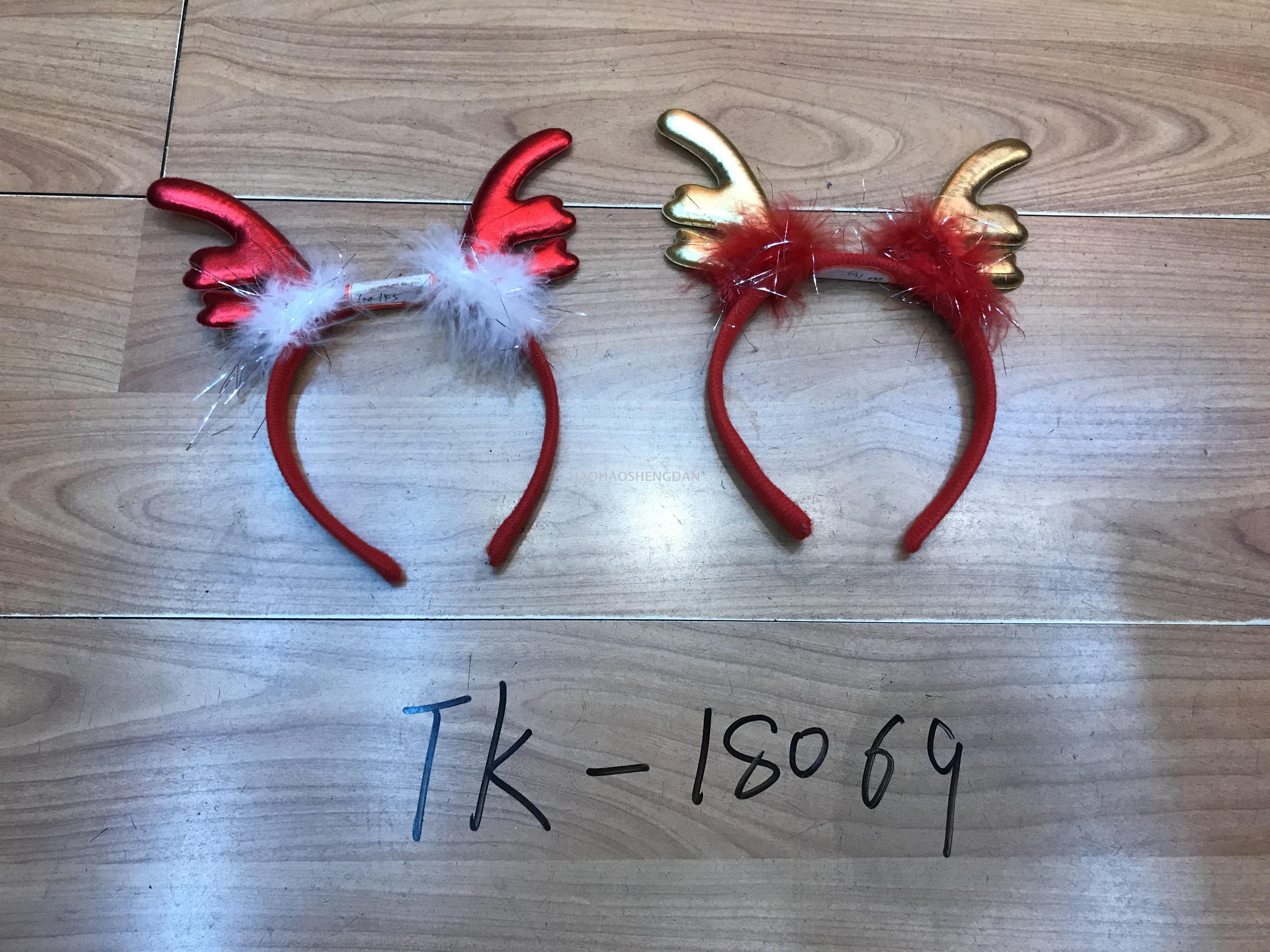 圣诞节装饰品 圣诞头扣 派对道具儿童礼物圣诞用品头箍厂家直销