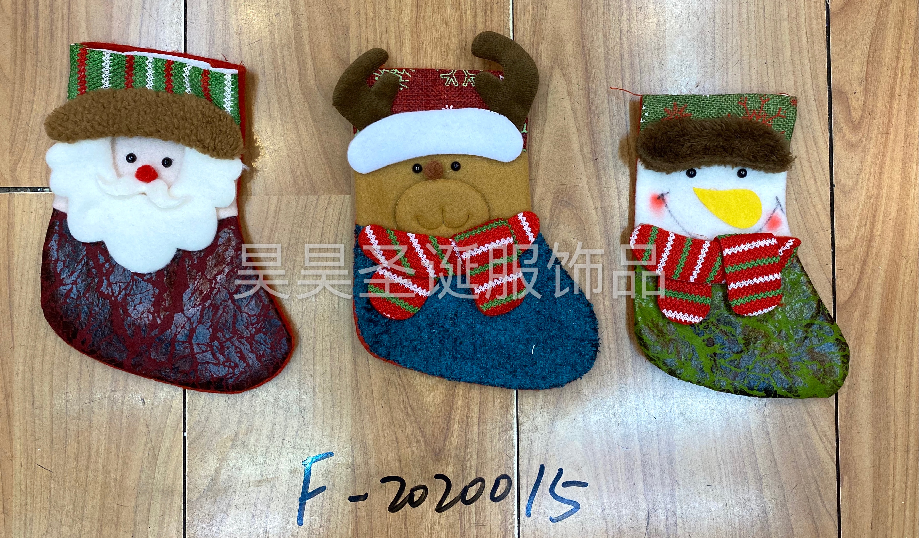 圣诞装饰袜 圣诞礼品袜吊饰 圣诞袜装饰老人雪人鹿 圣诞装饰袜子