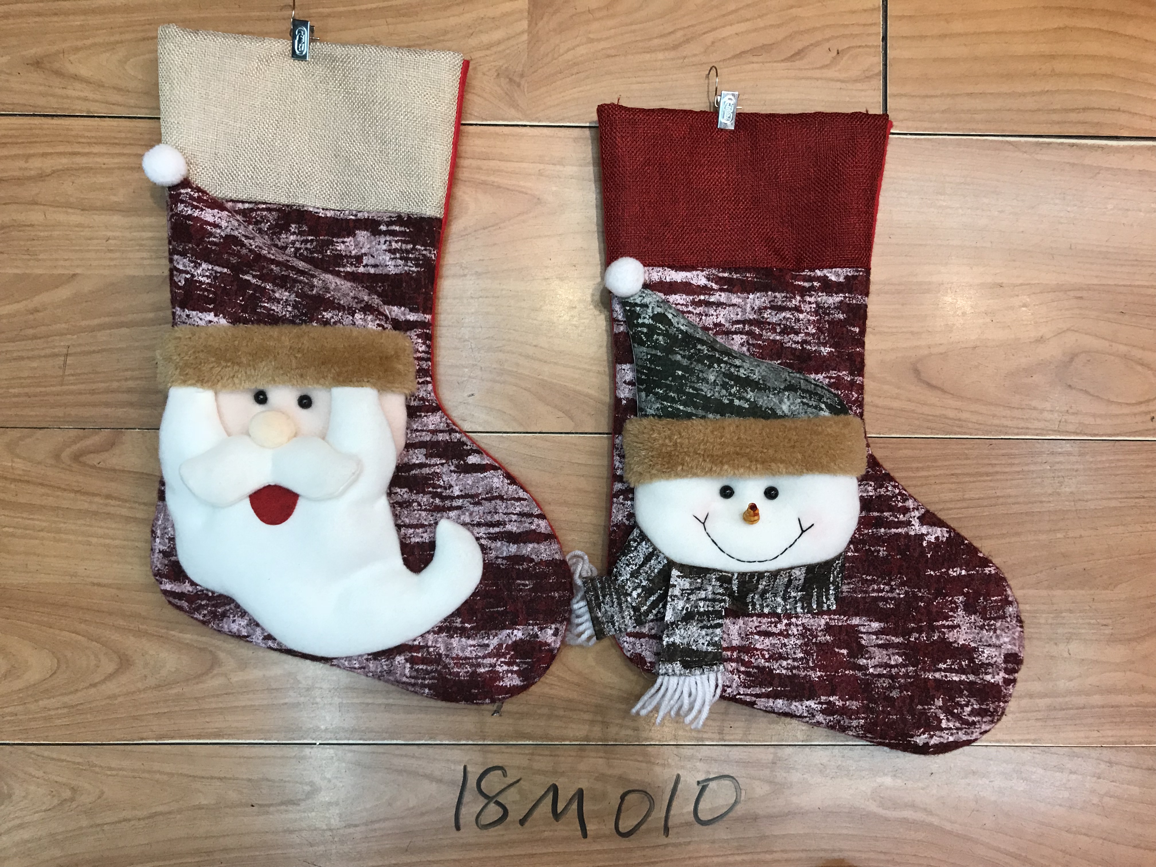 圣诞装饰袜 圣诞礼品袜吊饰 圣诞袜装饰老人雪人鹿 圣诞装饰袜子