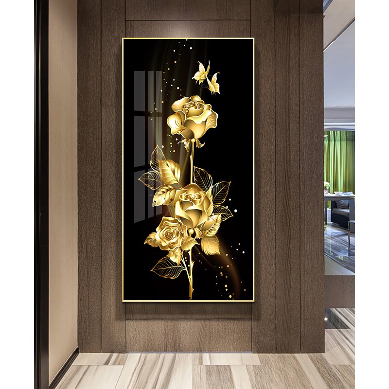 PS高光镜面现代装饰画玄关装饰画