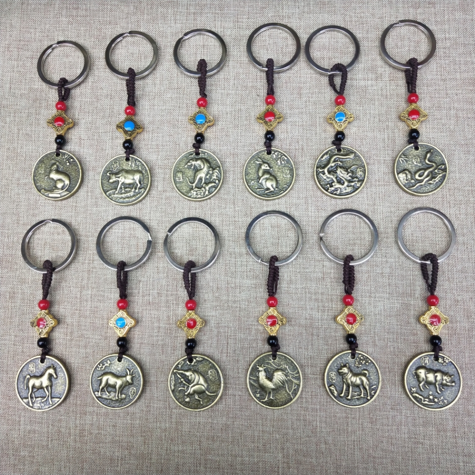 十二生肖钥匙扣 鼠 合金非铜 守护神需要什么生肖请备注