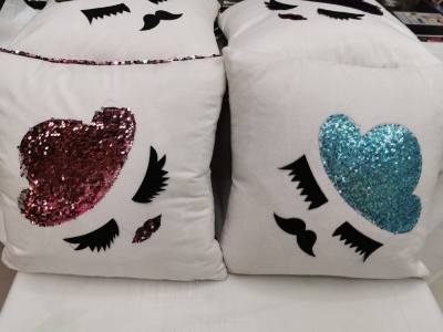 Craft sequins pillow pillow pillowcase as as as cover bedding daily articles household articles