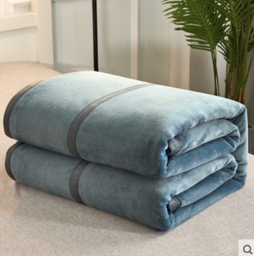 150 x200cm [antistatic first class] winter thickened blanket quilt flannel coral plush blanket