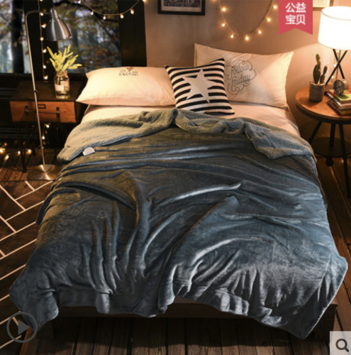 200 × 230cm （Thickened Boutique Velvet Blanket） double-Layer Blanket Thickened Coral Velvet Blanket Flannel Quilt