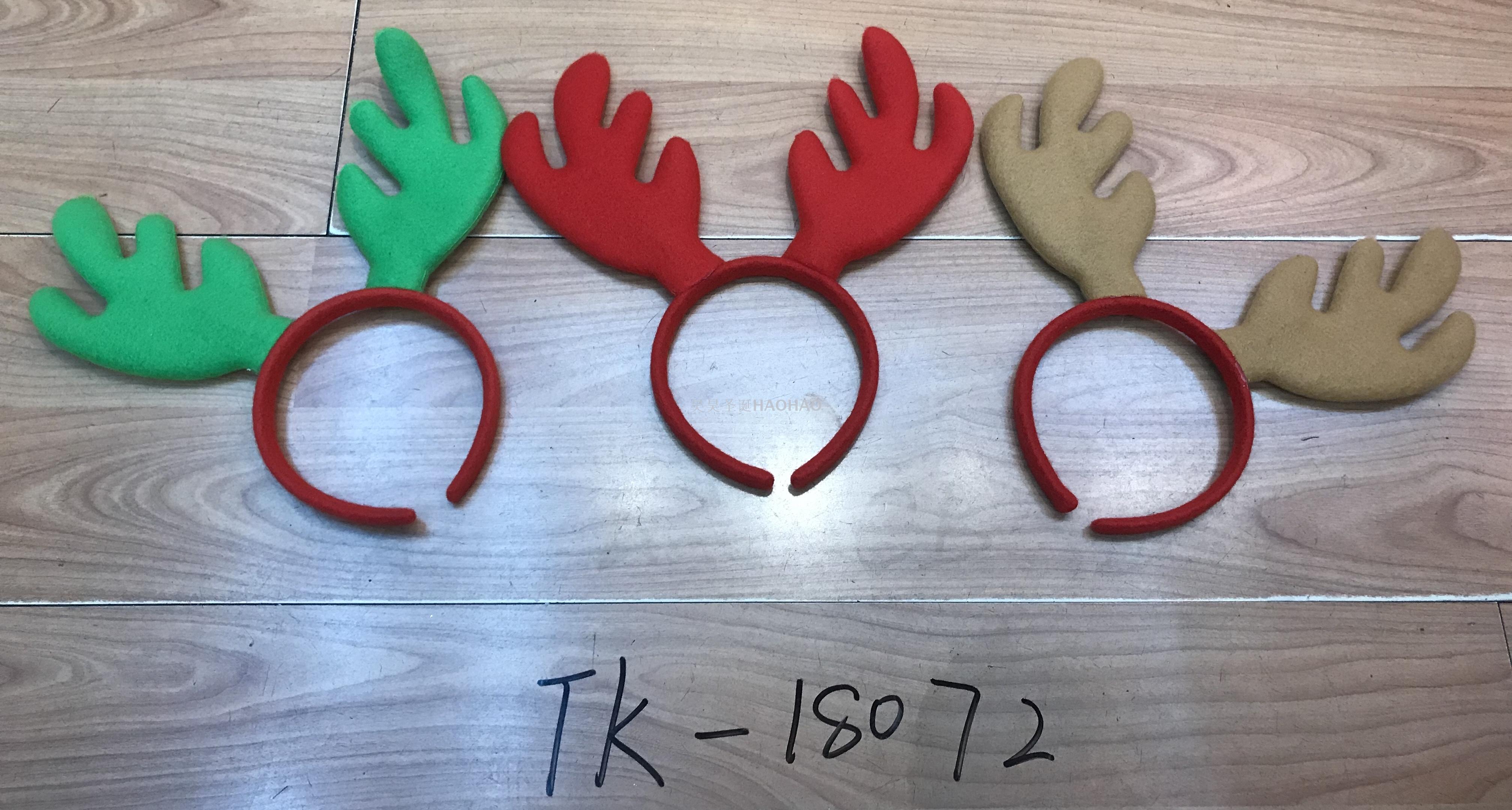 圣诞头扣鹿角头扣成人儿童头扣派对用品热销产品圣诞厂家直销