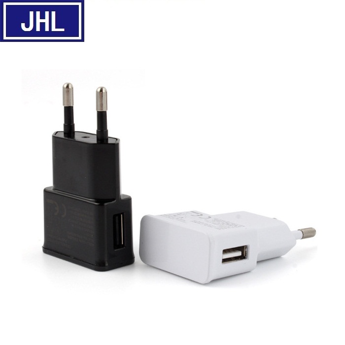 JHL-CQ001 7100USB充电器 手机通用 黑白1A欧规美规插头 外贸热销