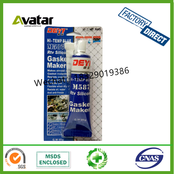 deyi gasket maker card pack 85g blue gasket maker black gasket