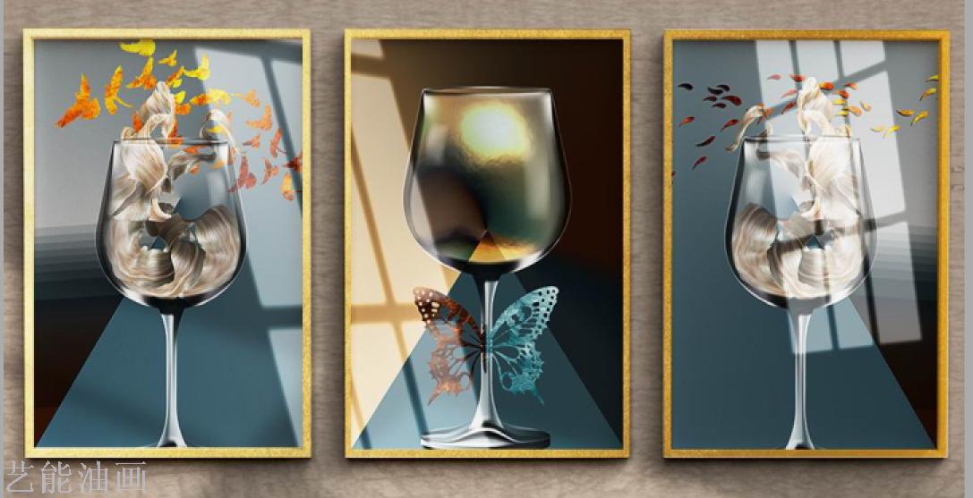 北欧风餐厅装饰画 现代简约饭厅挂画 黑白创意厨房壁画 歺厅装饰