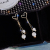 Han feng east gate s925 silver needle pure and fresh super fairy trend long style eardrop fashion temperament personalit