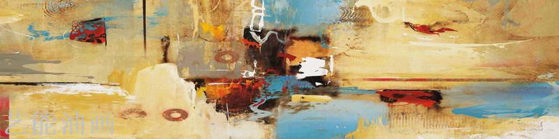 床头画 酒店宾馆民宿客房油画 居家卧室挂画 抽象装饰画 油画