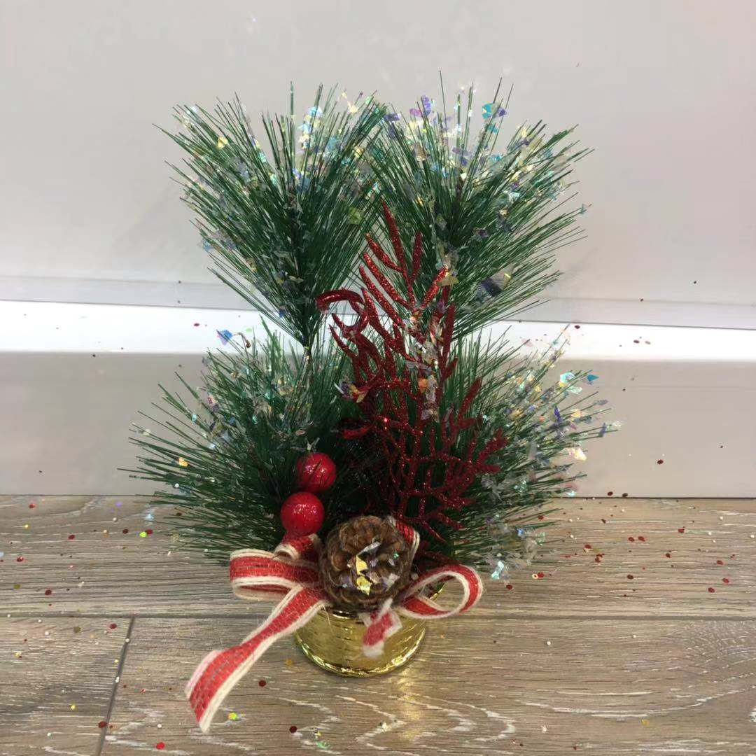 christmas gift set a pine needle tree miniature pine christmas