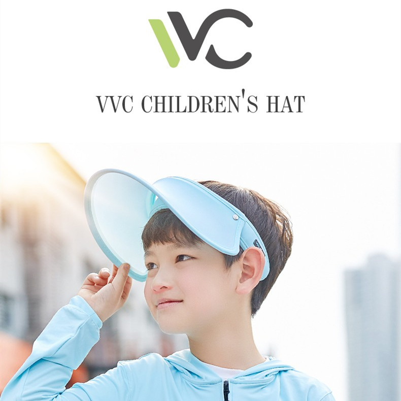 韩国VVC儿童防晒帽男女神帽遮阳帽遮脸户外出游防紫外线太阳帽