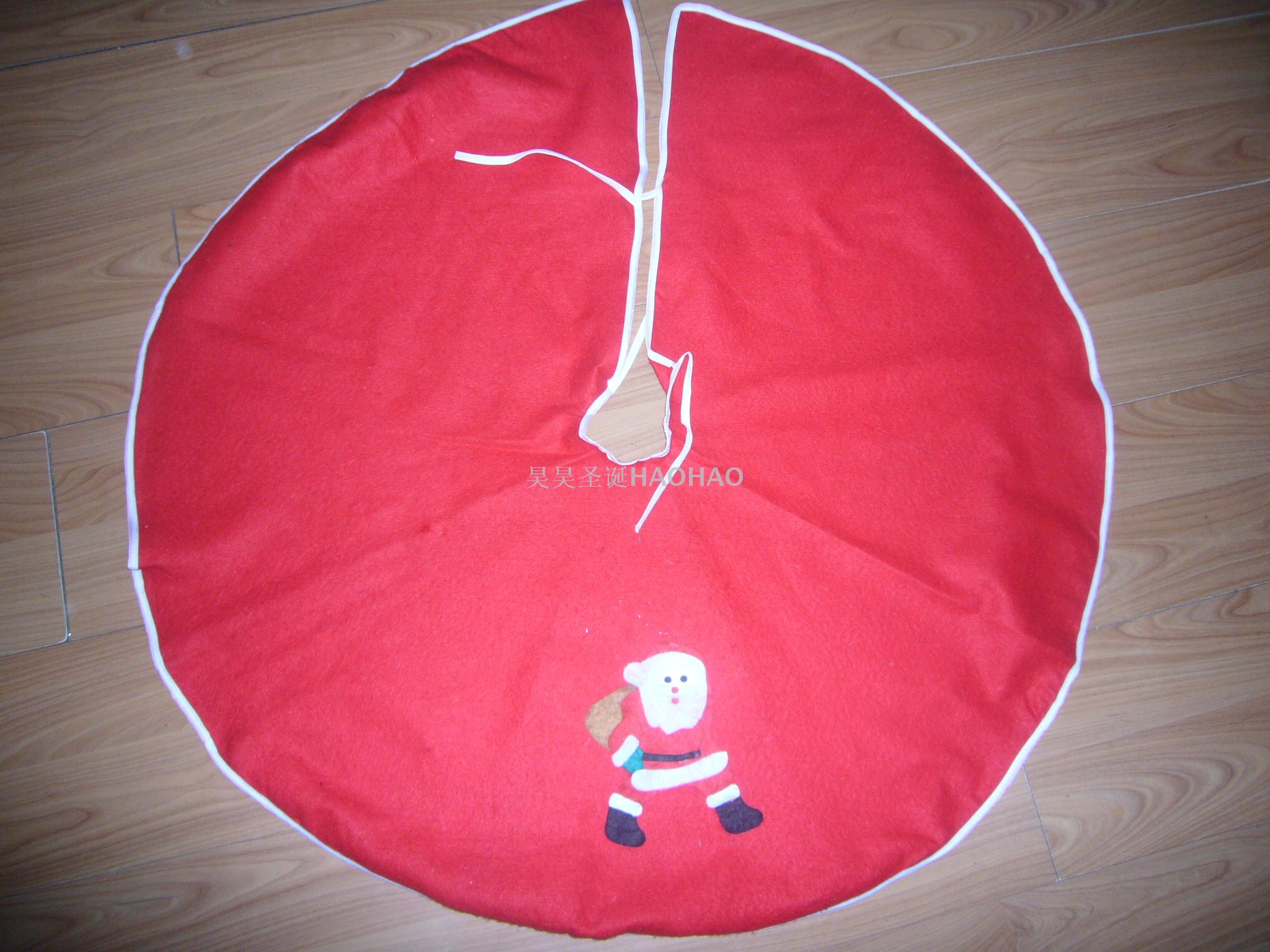 圣诞树树裙厂家直销圣诞树装饰品批发多尺寸规格可选圣诞树装饰品