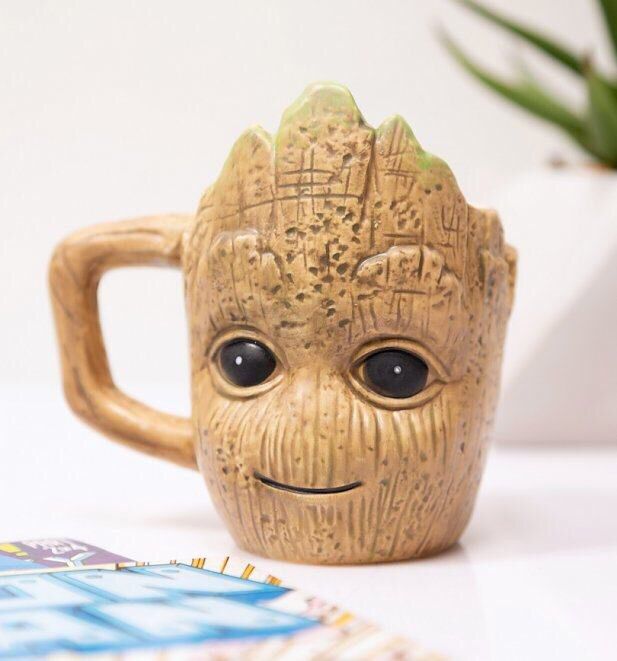 2020新品银河护卫队立体格鲁特陶瓷杯 复联创意树人宝宝动漫水杯