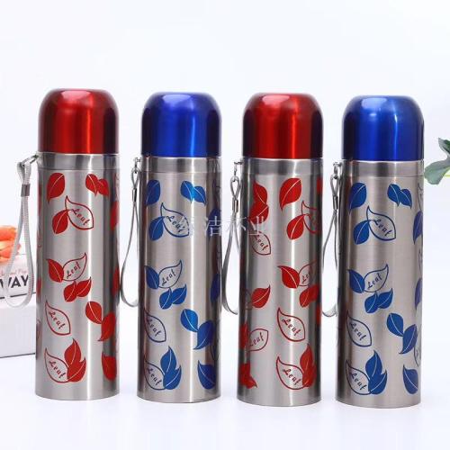 Leaf Thermos Cup Bullet Portable Vacuum Sling Cute Thermos Cup Student Stainless Steel Kettle
