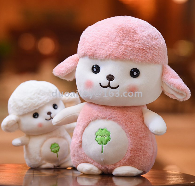 多爱呆萌小羊乖乖羊送女生礼物娃娃机玩偶爪机公仔毛绒玩具批发