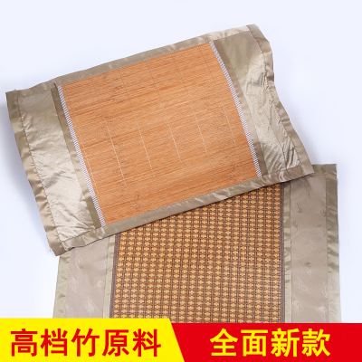 All natural carbonated rattan pillow cover summer natural non-slip single adult breathable pillow cover without core