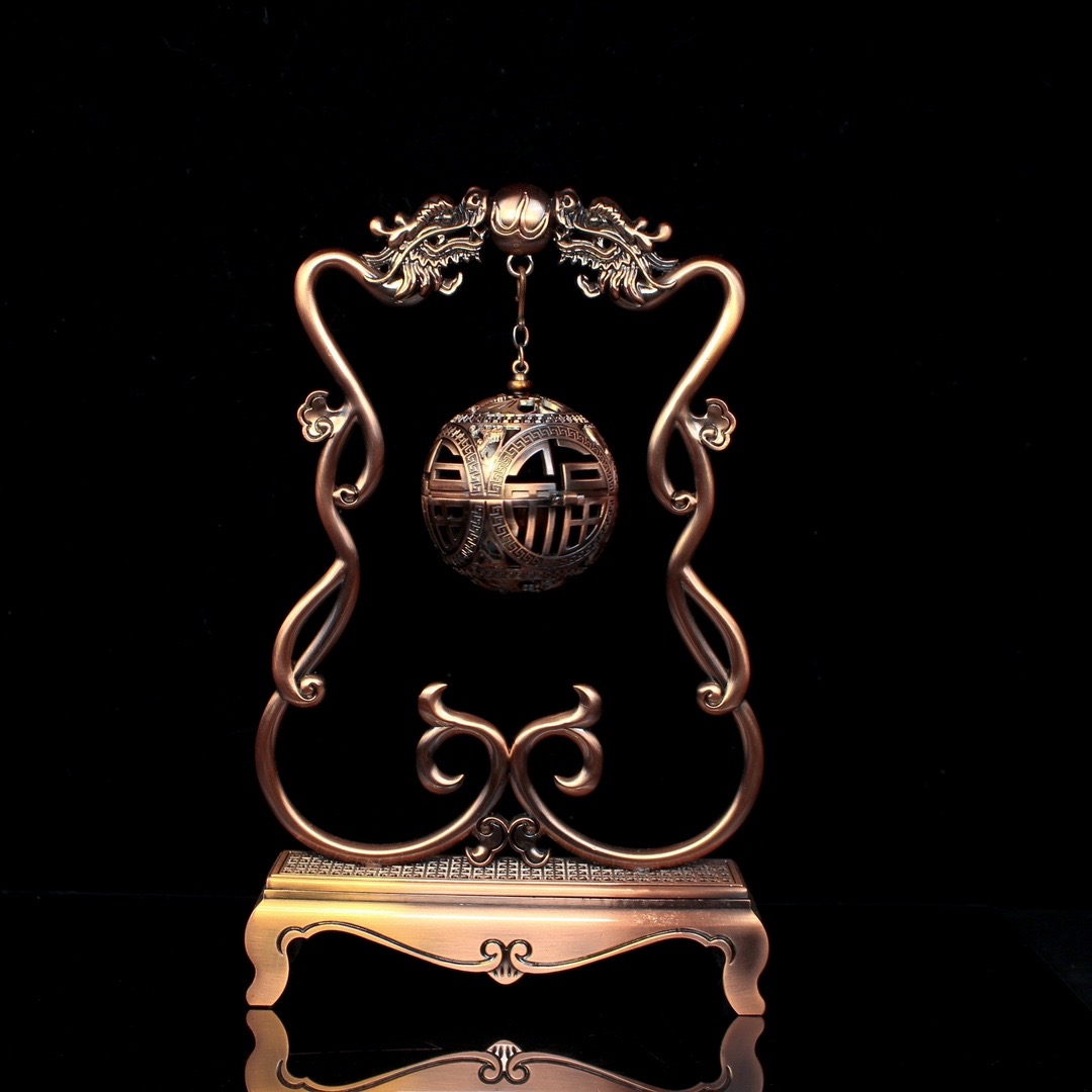 2020年芸亭工艺双龙戏珠吊熏炉款式一盘香线香檀香沉香装饰礼盒