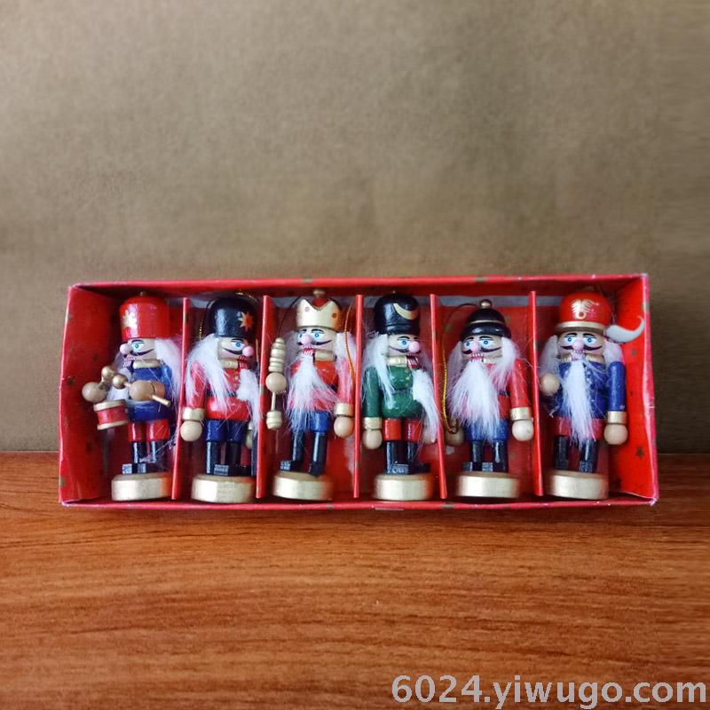 33cm高度木制圣诞树，圣诞摆件