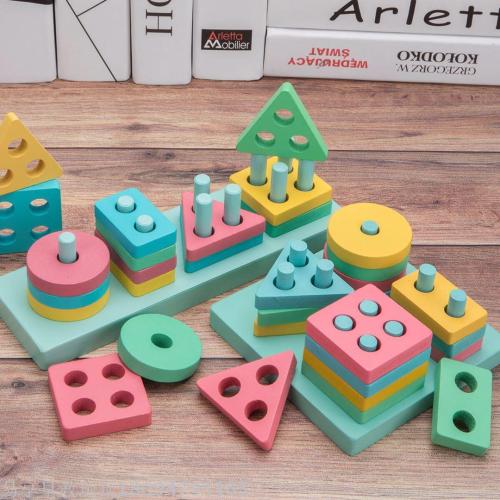 montessori montessori early education teaching aids geometric shape classification board baby infant children educational toys