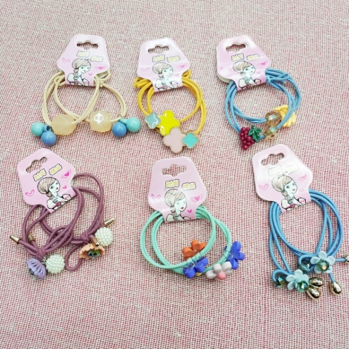 Aishang sunshine Is OK， Fashion with Pendant Color Rubber Band Mixed Style， dozens of Styles Mixed Random Delivery 