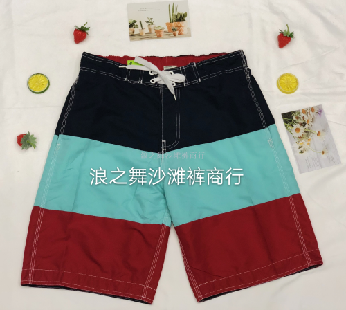 new men‘s high-end three colors inner mesh beach pants m-2xl
