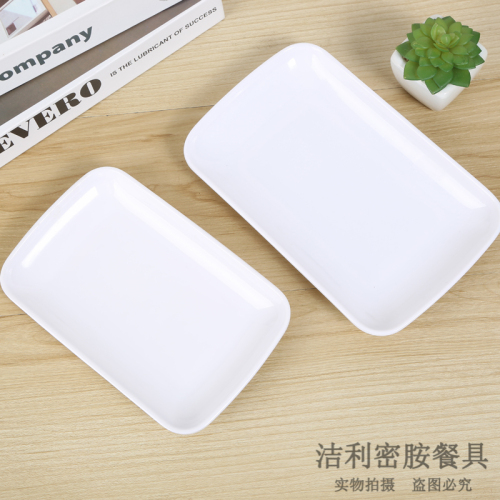 rectangular europallet cup tray creative tableware food tray melamine material daily cake plate plastic tray