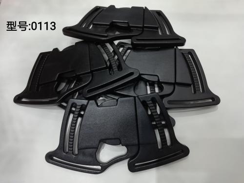 multi-function buckle black luggage accessories plastic spot backpack elastic buckle factory wholesale adjustable buckle
