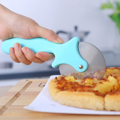 baking diy tools pizza wheel knife pizza light knife crisp wheel knife pizza knife cutter stainless steel baking manufacturer