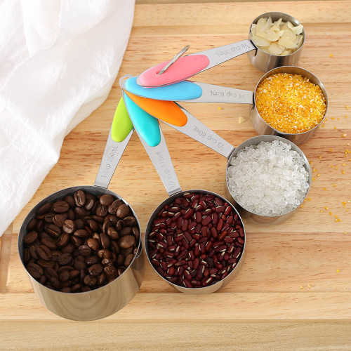 cross mirror e-commerce stainless steel measuring cup measuring spoon set baking measuring tool milk powder scale baking measuring cup set