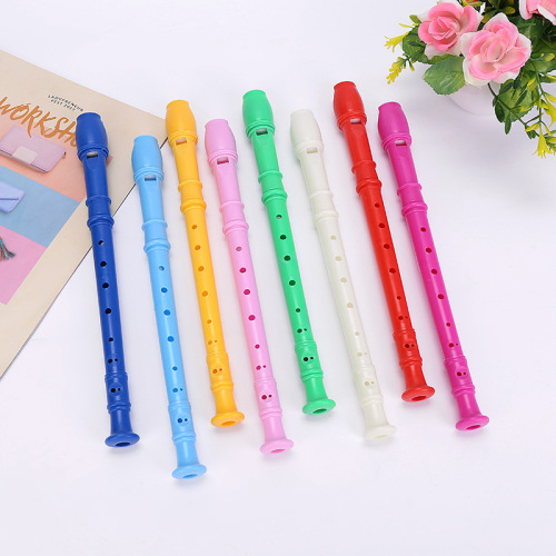 Eight-Hole Color Flute Student Children Practice Clarionet Early Education Music Equipment Two Yuan Store Supply Promotional Gifts