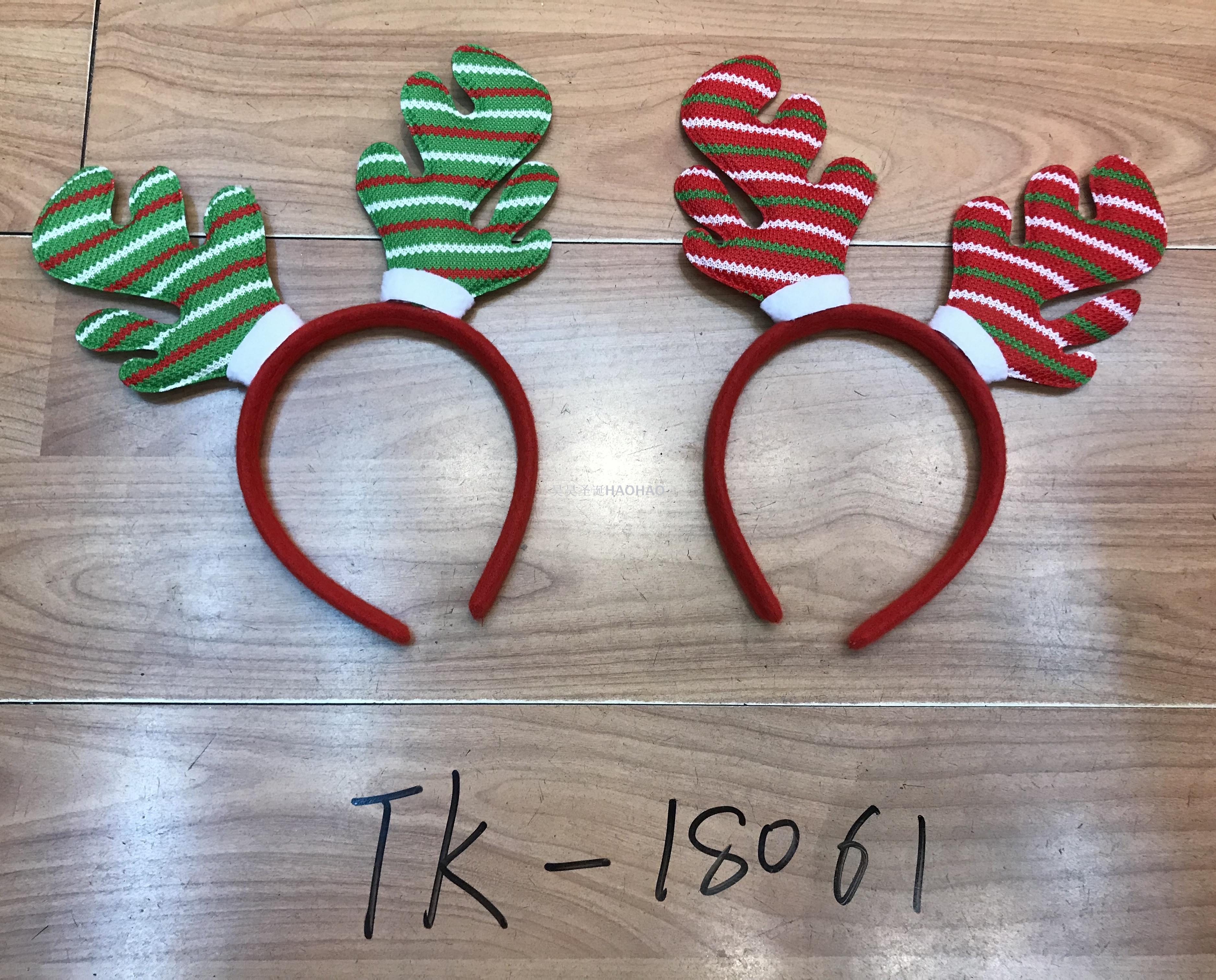 圣诞节装饰品 圣诞头扣 派对道具儿童礼物圣诞用品头箍厂家直销
