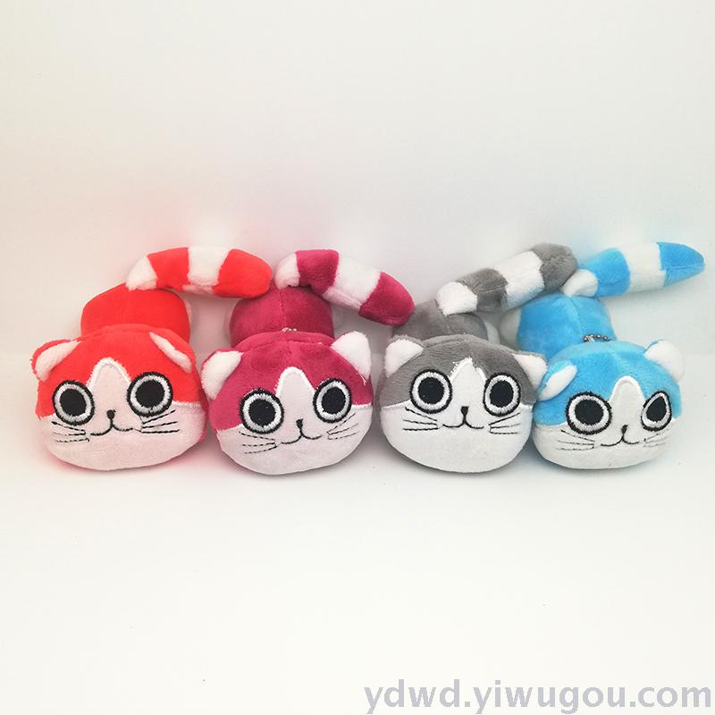 毛绒挂件创意卡通小熊钥匙扣挂件毛绒书包挂饰服装配件婚庆小礼品