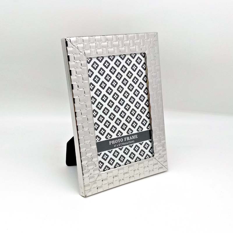 简约大方不锈钢相框/高级摆台相框/摆件