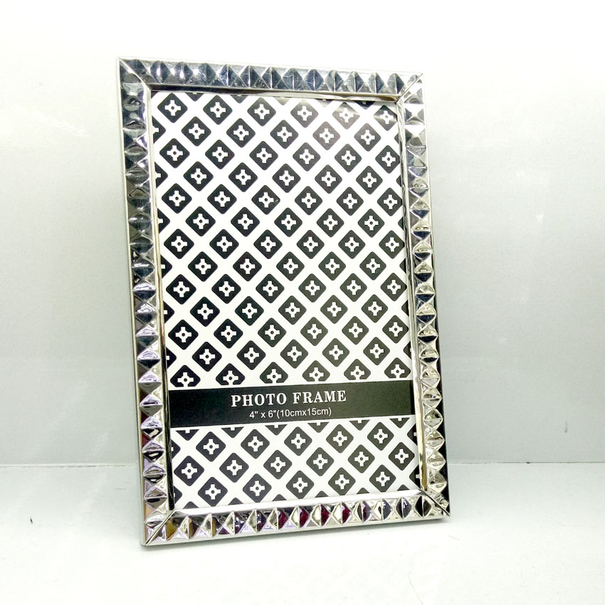 简约大方不锈钢相框/高级摆台相框/摆件