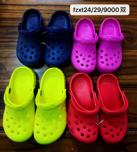 Whole Transaction Eva Sandals Children 24/29 Mixed Color Sized-Multiple， Quantity 9600 Pairs Low Price Processing 2.80