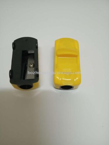 double-layer car-shaped plastic pencil sharpener color double-layer pencil sharpener