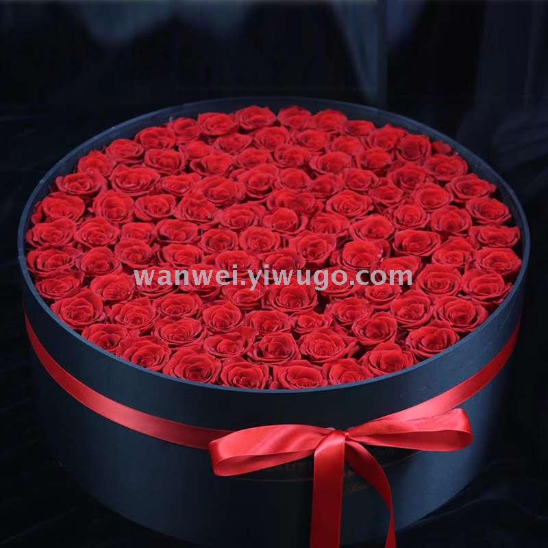 批发不凋谢永生花保鲜99朵玫瑰花礼盒 生日 婚庆 送礼