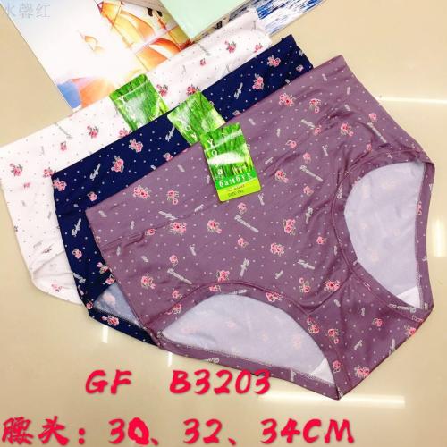 foreign trade underwear women‘s underwear girl briefs printed high waist pants large version mummy pants
